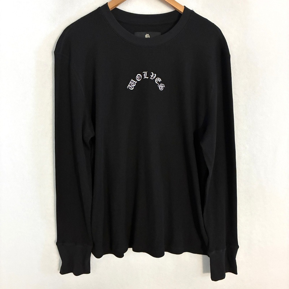 Darc Sport Thermal Shirt Mens 2XL Wolves Limited Edition 789 of 1000 Waffle Knit